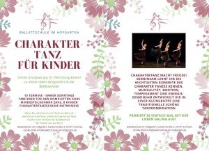 Charaktertanz-Flyer