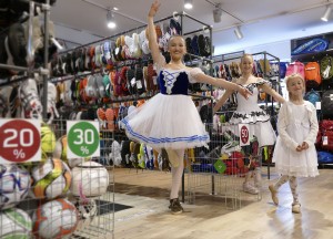 Probe im Laden